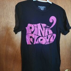 Pink Floyd Psychedelic Black and Pink Tee
